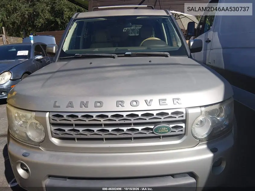 2010 LAND ROVER LR4 VIN SALAM2D46AA530737 — фото 10