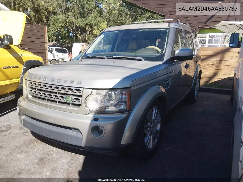 2010 LAND ROVER LR4 VIN SALAM2D46AA530737 — фото 2