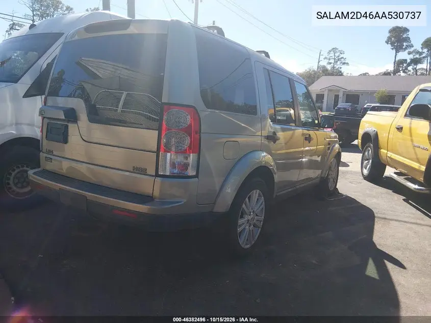 2010 LAND ROVER LR4 VIN SALAM2D46AA530737 — фото 4