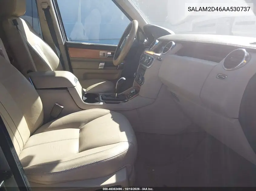 2010 LAND ROVER LR4 VIN SALAM2D46AA530737 — фото 5