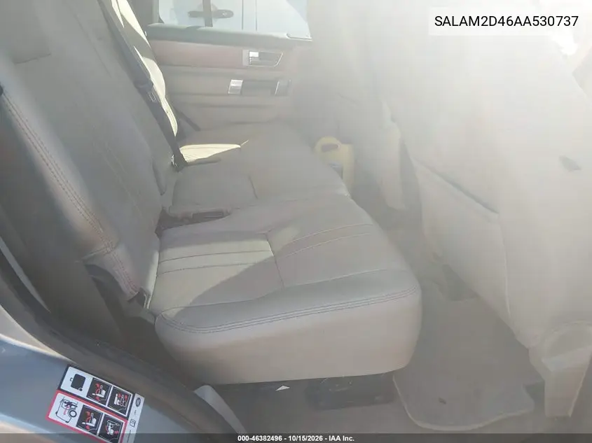 2010 LAND ROVER LR4 VIN SALAM2D46AA530737 — фото 8