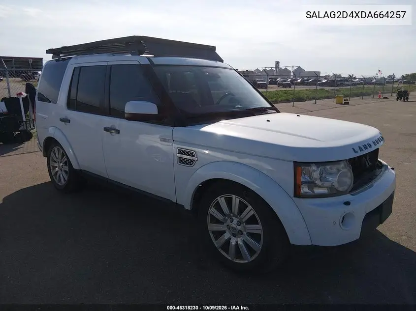 LAND ROVER LR4 2013, VIN SALAG2D4XDA664257