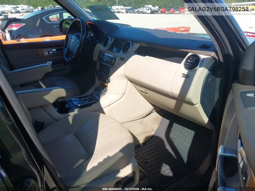 2016 LAND ROVER LR4 VIN SALAG2V68GA798253 — фото 5