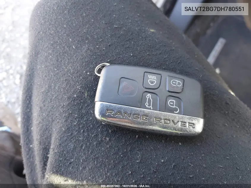 2013 LAND ROVER RANGE ROVER EVOQUE VIN SALVT2BG7DH780551 — фото 11