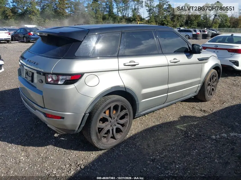 2013 LAND ROVER RANGE ROVER EVOQUE VIN SALVT2BG7DH780551 — фото 4