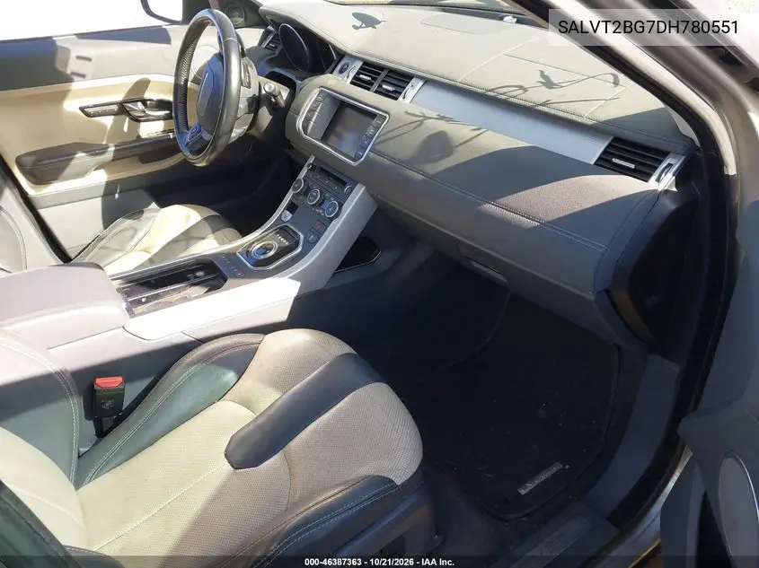 2013 LAND ROVER RANGE ROVER EVOQUE VIN SALVT2BG7DH780551 — фото 5
