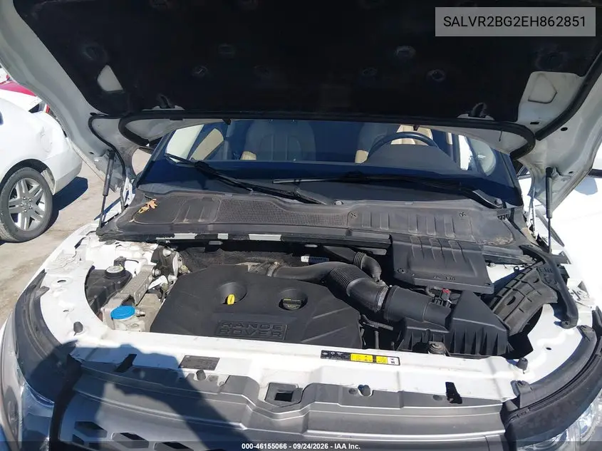 2014 LAND ROVER RANGE ROVER EVOQUE VIN SALVR2BG2EH862851 — фото 10
