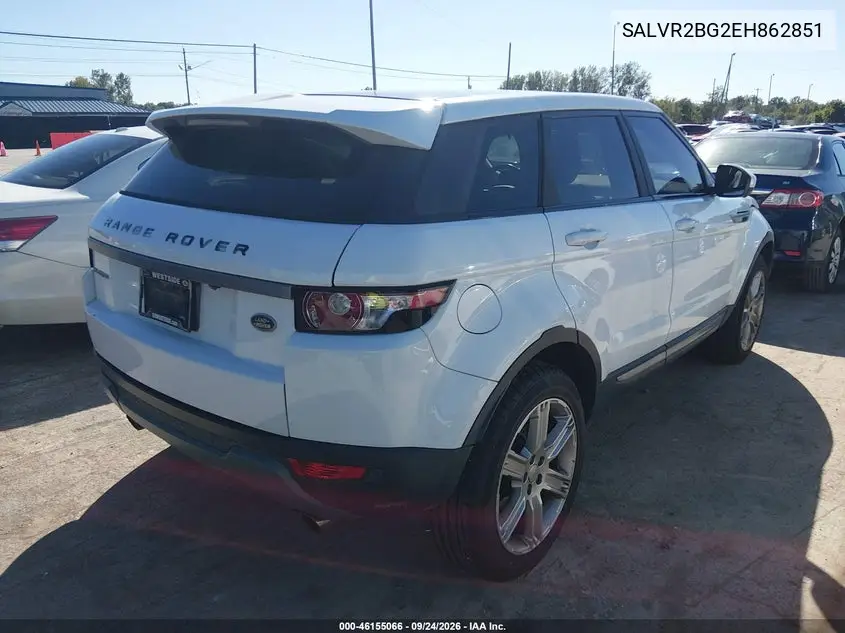 2014 LAND ROVER RANGE ROVER EVOQUE VIN SALVR2BG2EH862851 — фото 4