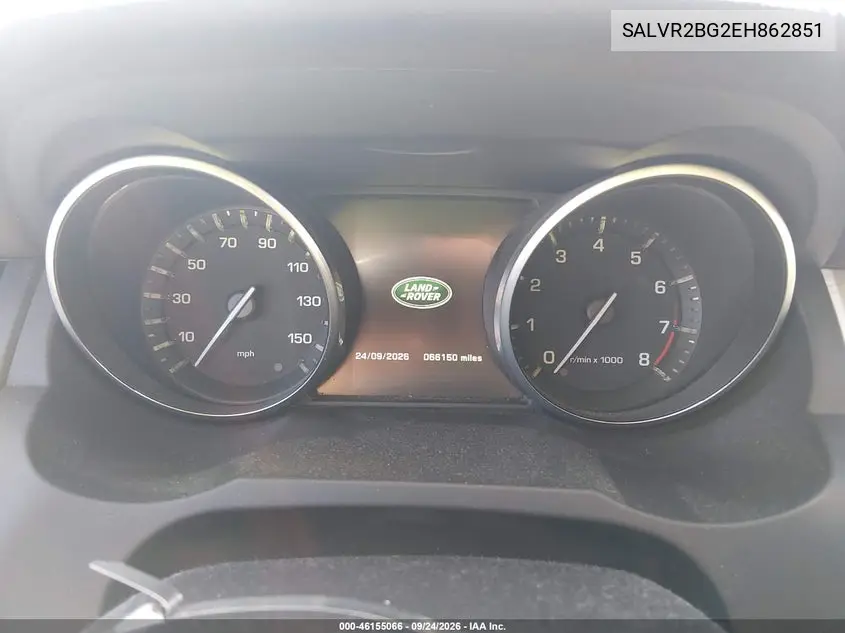 2014 LAND ROVER RANGE ROVER EVOQUE VIN SALVR2BG2EH862851 — фото 7