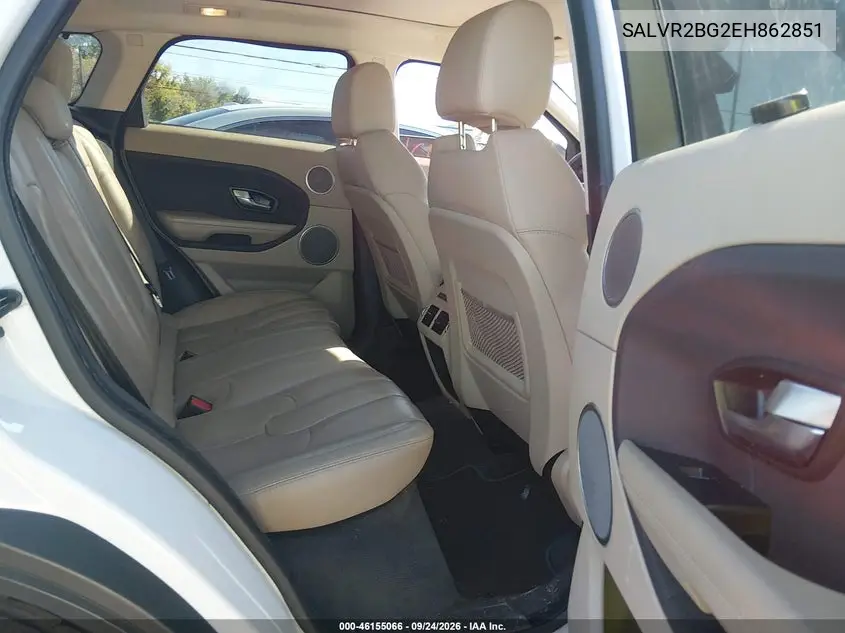 2014 LAND ROVER RANGE ROVER EVOQUE VIN SALVR2BG2EH862851 — фото 8