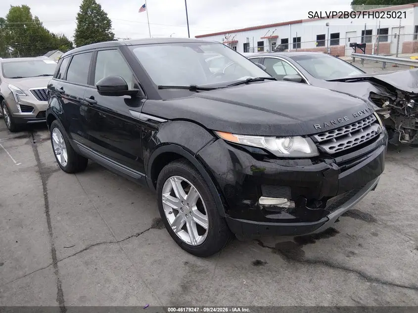 LAND ROVER RANGE ROVER EVOQUE 2015, VIN SALVP2BG7FH025021
