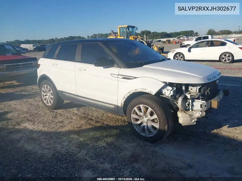 LAND ROVER RANGE ROVER EVOQUE 2018, VIN SALVP2RXXJH302677