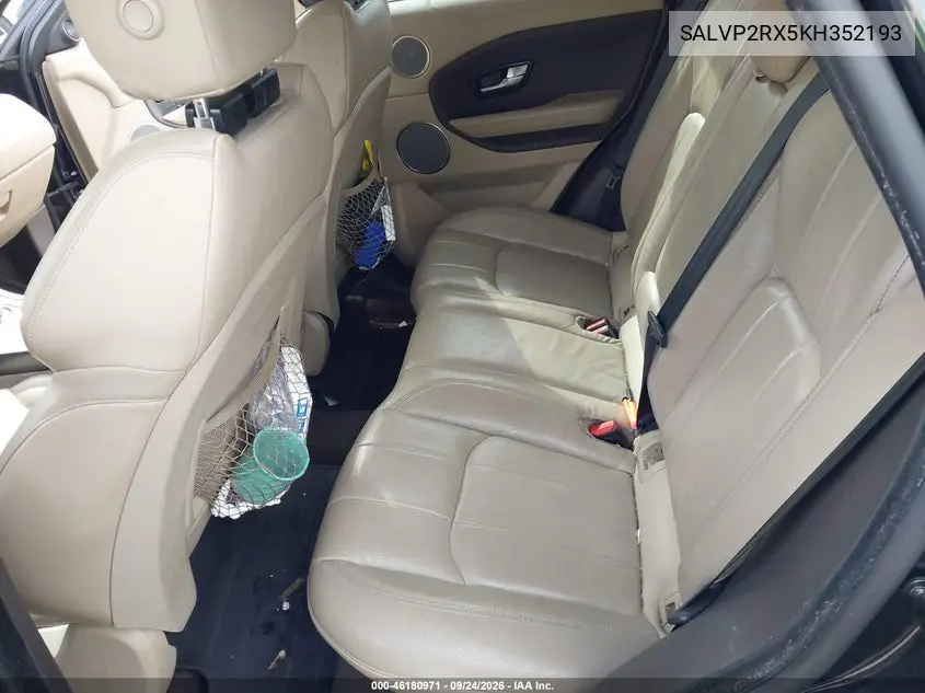 2019 LAND ROVER RANGE ROVER EVOQUE VIN SALVP2RX5KH352193 — фото 12