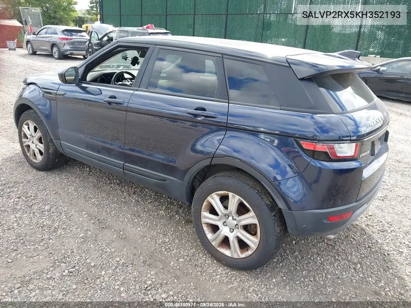 2019 LAND ROVER RANGE ROVER EVOQUE VIN SALVP2RX5KH352193 — фото 3