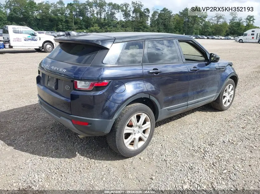 2019 LAND ROVER RANGE ROVER EVOQUE VIN SALVP2RX5KH352193 — фото 4