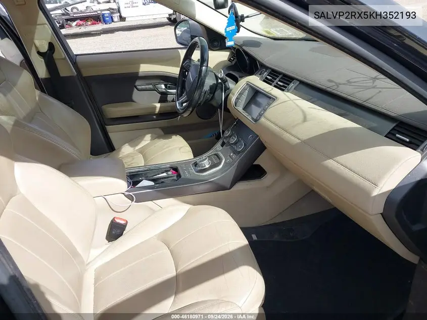2019 LAND ROVER RANGE ROVER EVOQUE VIN SALVP2RX5KH352193 — фото 5
