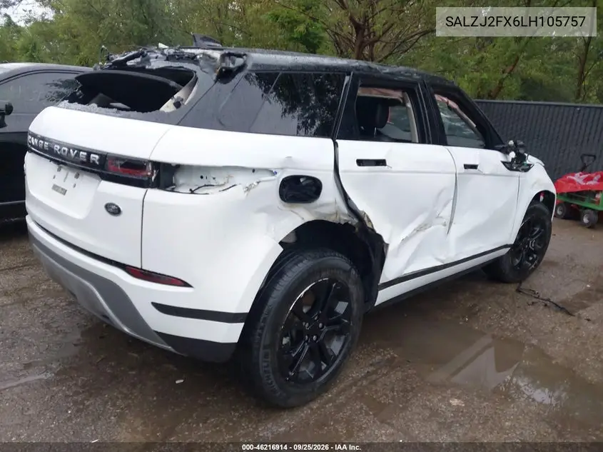 2020 LAND ROVER RANGE ROVER EVOQUE VIN SALZJ2FX6LH105757 — фото 4