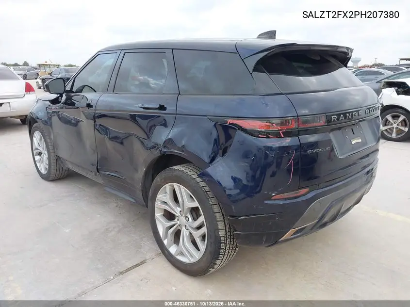 2023 LAND ROVER RANGE ROVER EVOQUE VIN SALZT2FX2PH207380 — фото 3