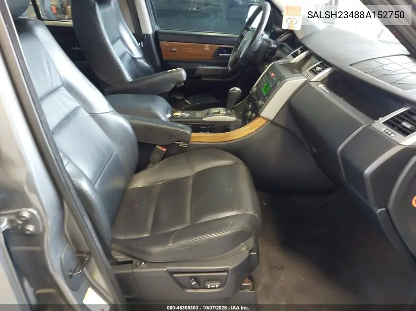 2008 LAND ROVER RANGE ROVER SPORT VIN SALSH23488A152750 — фото 5