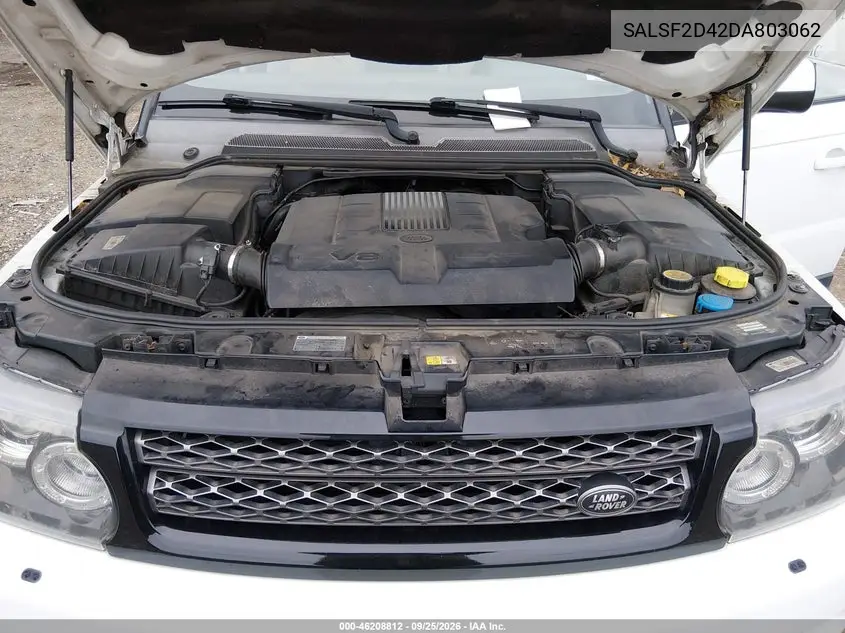 2013 LAND ROVER RANGE ROVER SPORT VIN SALSF2D42DA803062 — фото 10