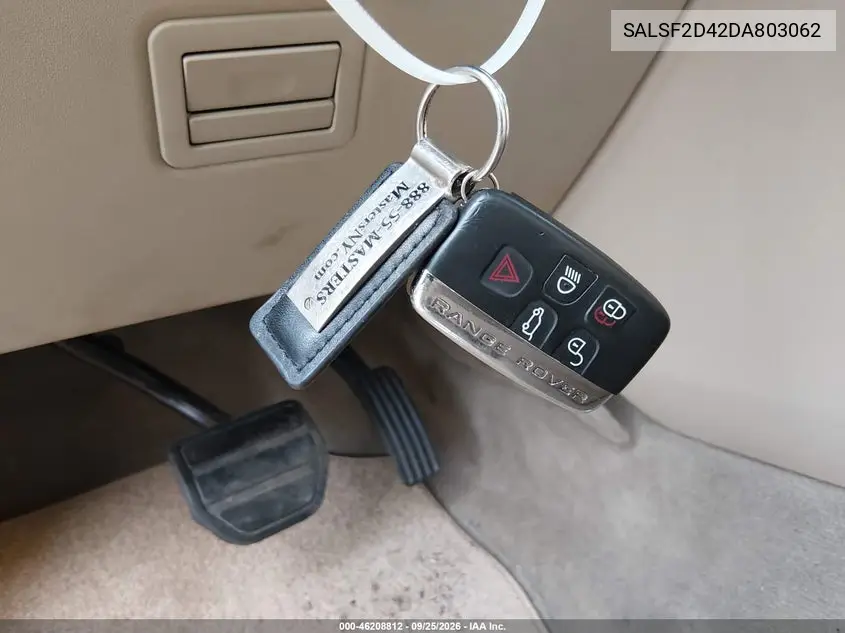 2013 LAND ROVER RANGE ROVER SPORT VIN SALSF2D42DA803062 — фото 11