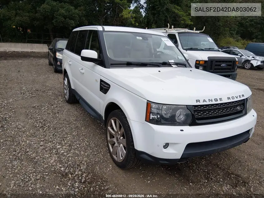 2013 LAND ROVER RANGE ROVER SPORT VIN SALSF2D42DA803062 — фото 6