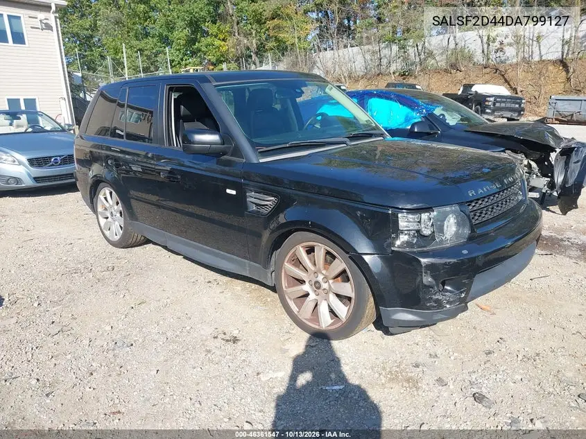 LAND ROVER RANGE ROVER SPORT 2013, VIN SALSF2D44DA799127