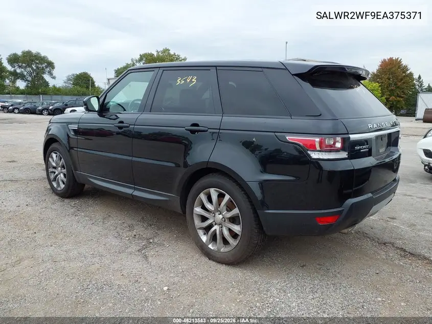 2014 LAND ROVER RANGE ROVER SPORT VIN SALWR2WF9EA375371 — фото 3