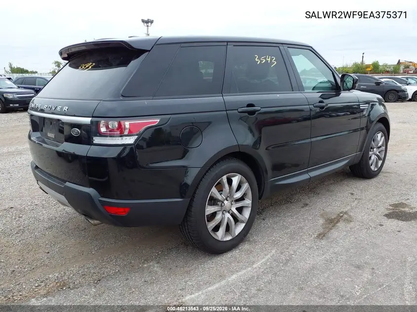 2014 LAND ROVER RANGE ROVER SPORT VIN SALWR2WF9EA375371 — фото 4