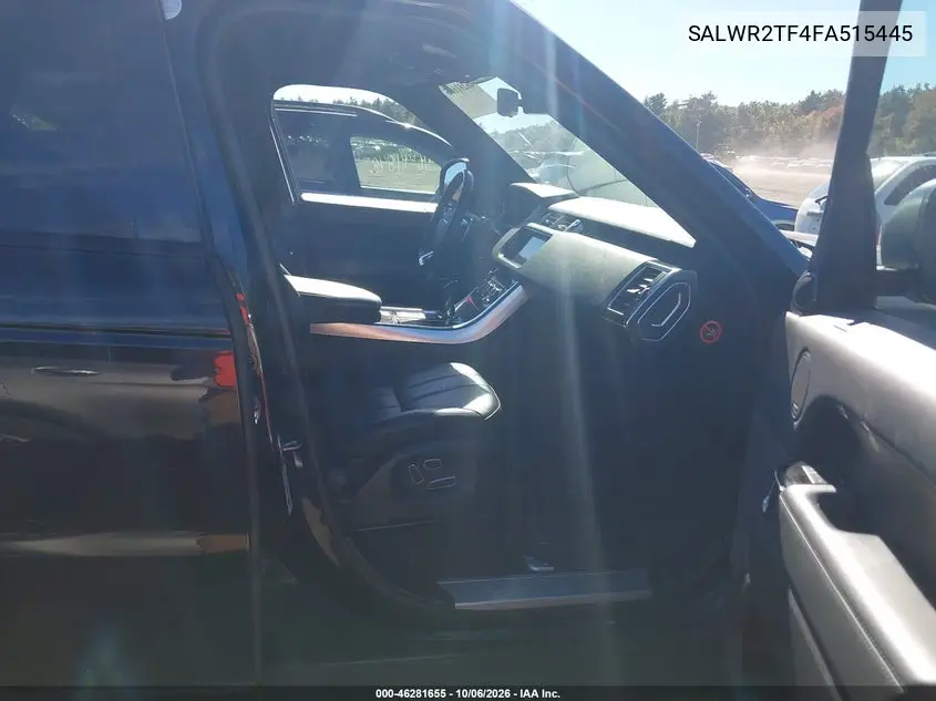 2015 LAND ROVER RANGE ROVER SPORT VIN SALWR2TF4FA515445 — фото 5