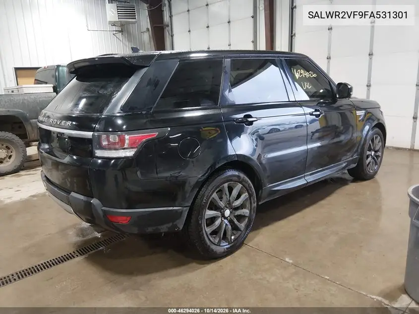2015 LAND ROVER RANGE ROVER SPORT VIN SALWR2VF9FA531301 — фото 4