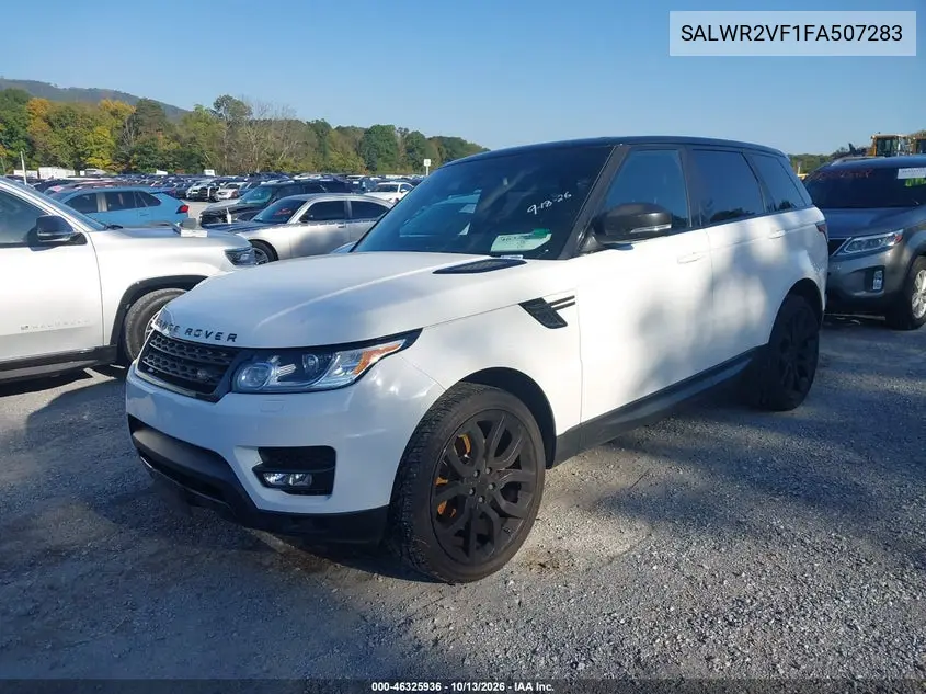 2015 LAND ROVER RANGE ROVER SPORT VIN SALWR2VF1FA507283 — фото 2