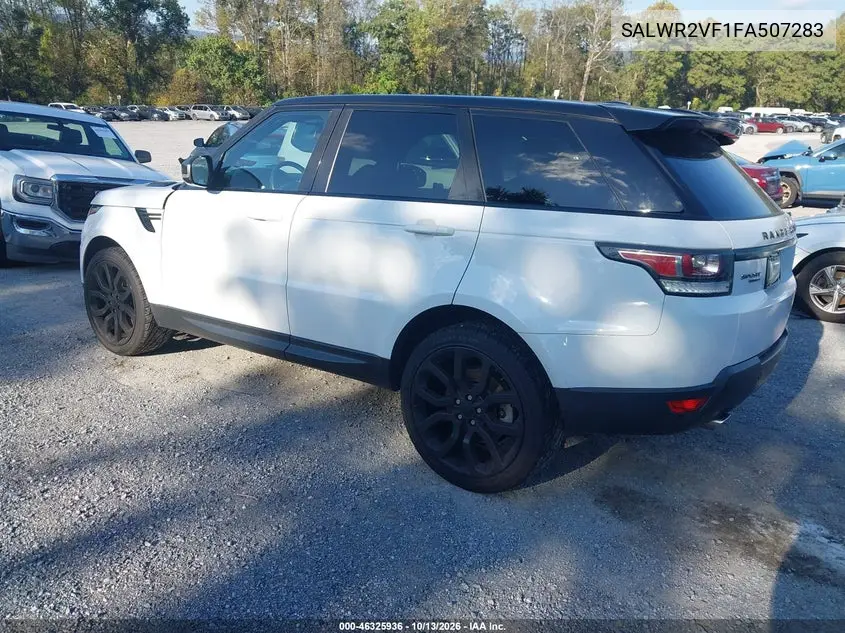 2015 LAND ROVER RANGE ROVER SPORT VIN SALWR2VF1FA507283 — фото 3