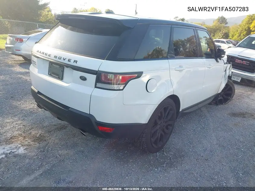 2015 LAND ROVER RANGE ROVER SPORT VIN SALWR2VF1FA507283 — фото 4