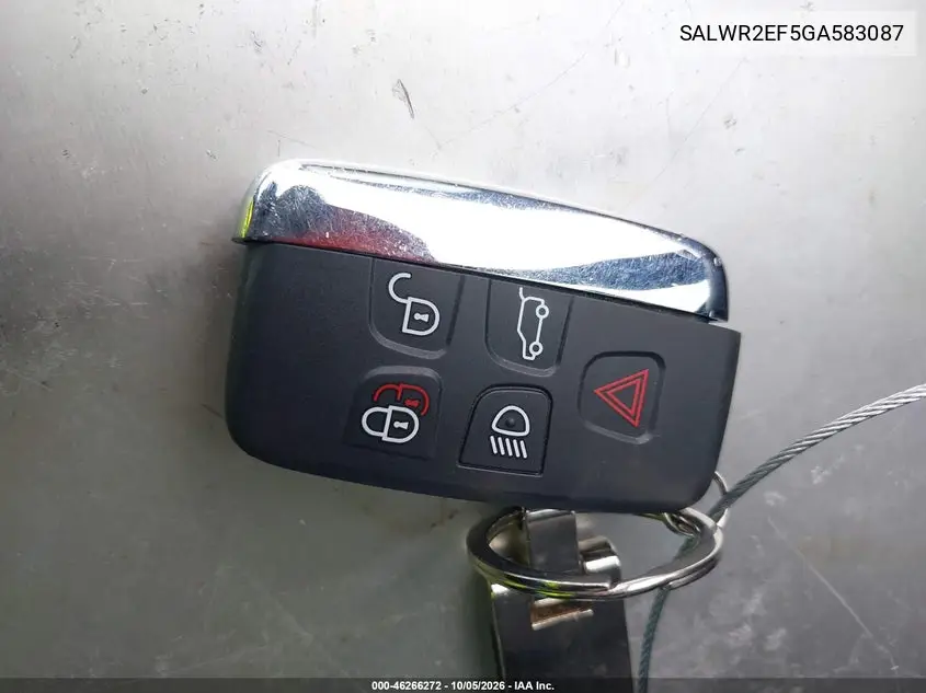 2016 LAND ROVER RANGE ROVER SPORT VIN SALWR2EF5GA583087 — фото 11