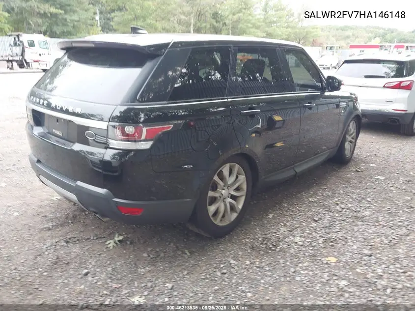 2017 LAND ROVER RANGE ROVER SPORT VIN SALWR2FV7HA146148 — фото 4