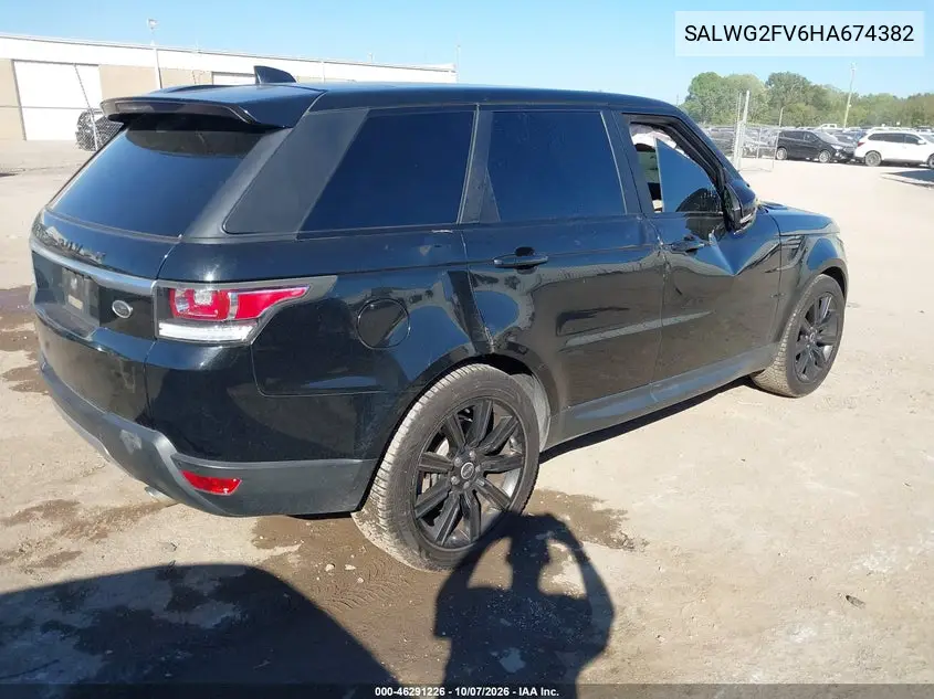 2017 LAND ROVER RANGE ROVER SPORT VIN SALWG2FV6HA674382 — фото 4