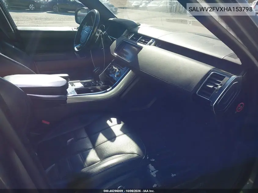 2017 LAND ROVER RANGE ROVER SPORT VIN SALWV2FVXHA153798 — фото 5