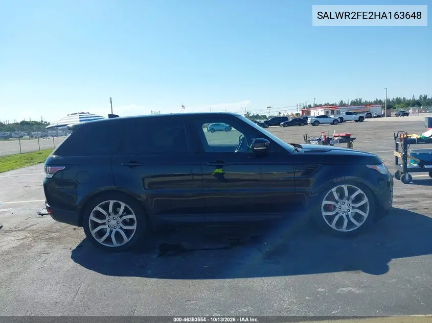 2017 LAND ROVER RANGE ROVER SPORT VIN SALWR2FE2HA163648 — фото 13
