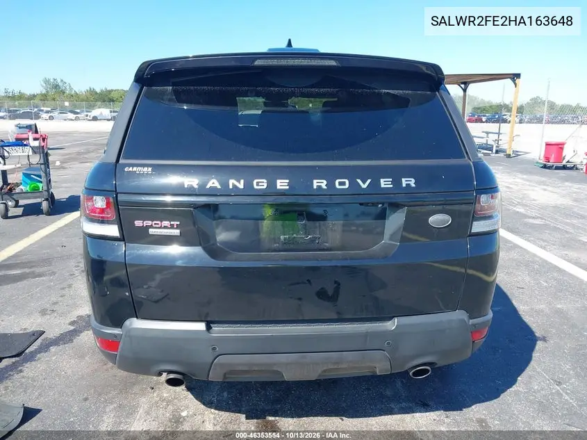 2017 LAND ROVER RANGE ROVER SPORT VIN SALWR2FE2HA163648 — фото 16