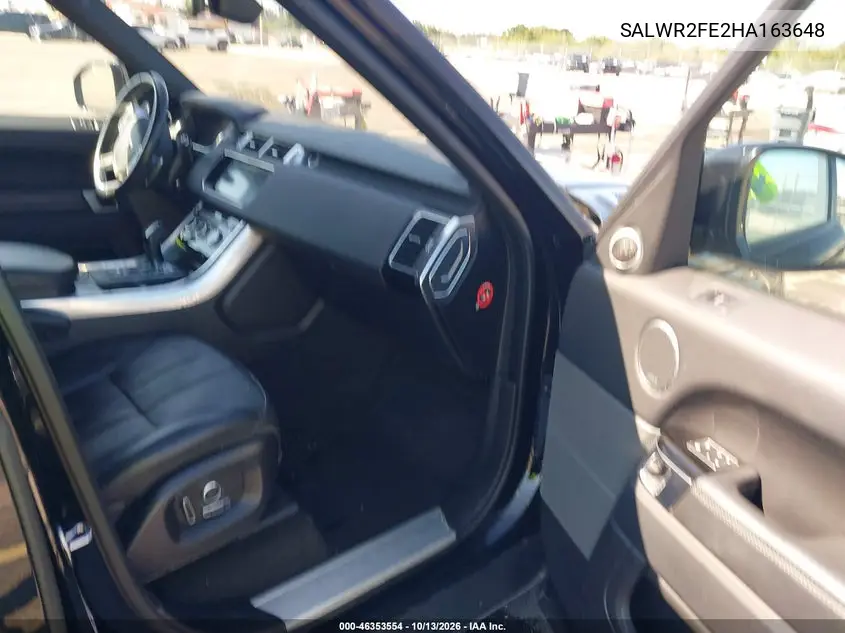 2017 LAND ROVER RANGE ROVER SPORT VIN SALWR2FE2HA163648 — фото 5