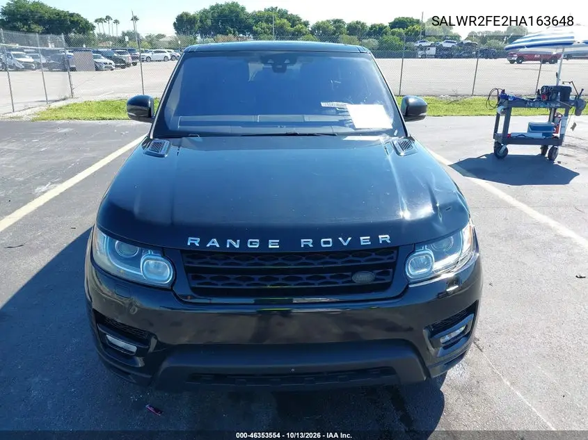 2017 LAND ROVER RANGE ROVER SPORT VIN SALWR2FE2HA163648 — фото 6