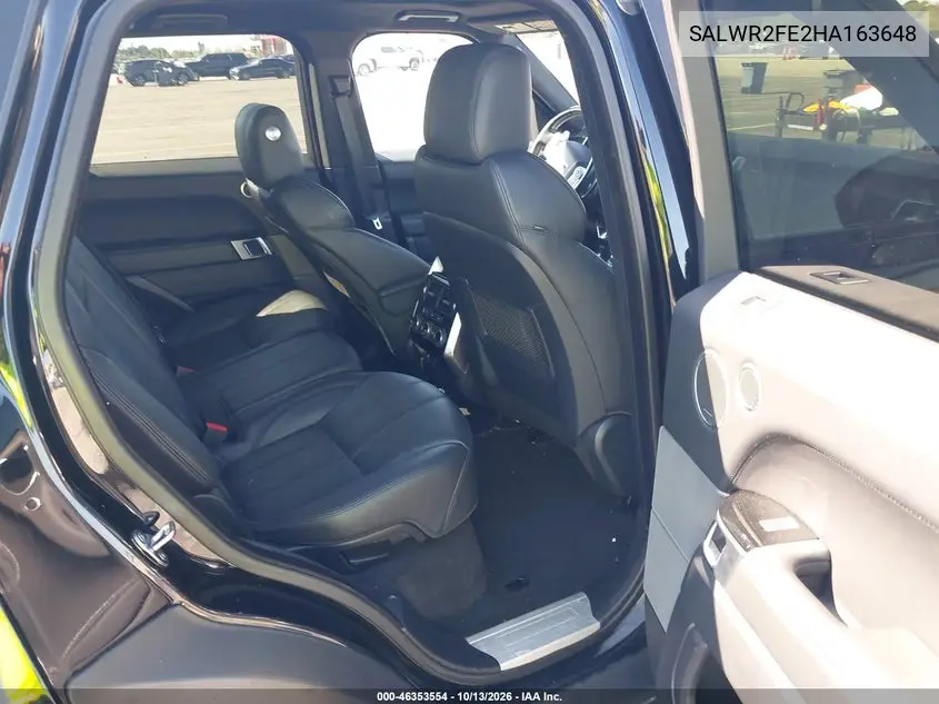 2017 LAND ROVER RANGE ROVER SPORT VIN SALWR2FE2HA163648 — фото 8