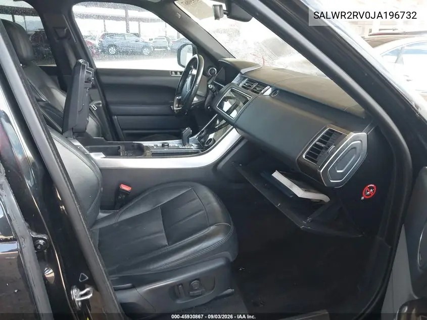 2018 LAND ROVER RANGE ROVER SPORT VIN SALWR2RV0JA196732 — фото 5