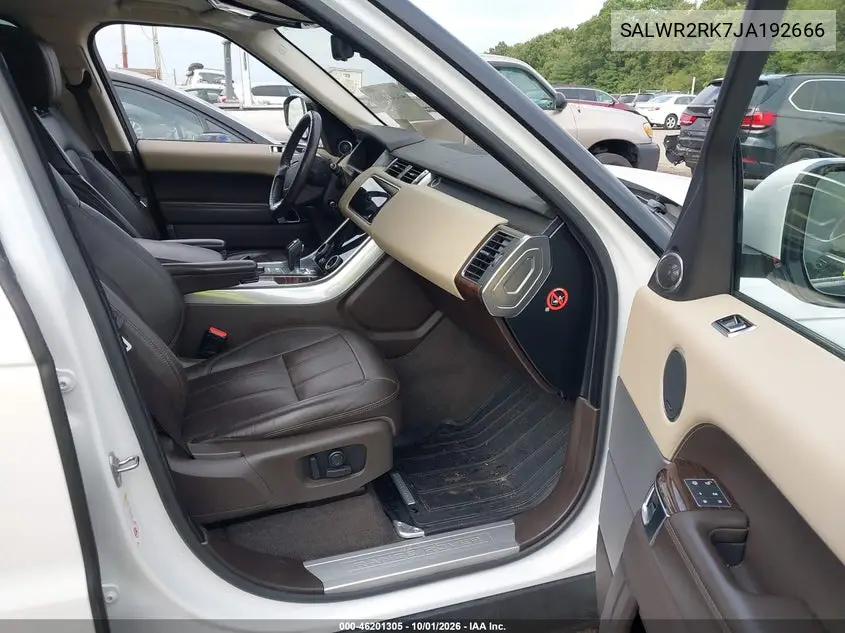 2018 LAND ROVER RANGE ROVER SPORT VIN SALWR2RK7JA192666 — фото 5