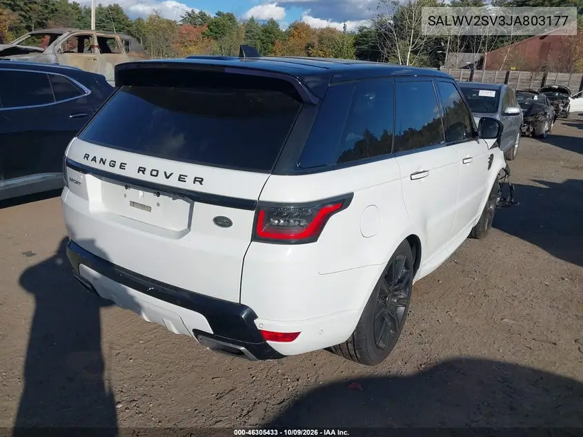 2018 LAND ROVER RANGE ROVER SPORT VIN SALWV2SV3JA803177 — фото 4