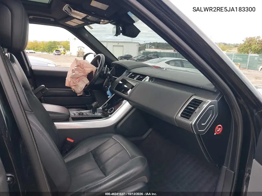2018 LAND ROVER RANGE ROVER SPORT VIN SALWR2RE5JA183300 — фото 5