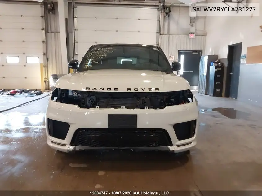 2020 LAND ROVER RANGE ROVER SPORT VIN SALWV2RY0LA731227 — фото 13