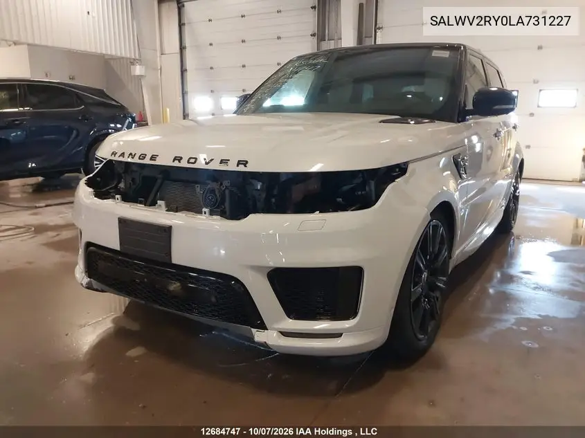 2020 LAND ROVER RANGE ROVER SPORT VIN SALWV2RY0LA731227 — фото 19