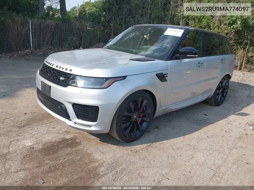 2021 LAND ROVER RANGE ROVER SPORT VIN SALGS2RU6MA433745 — фото 2